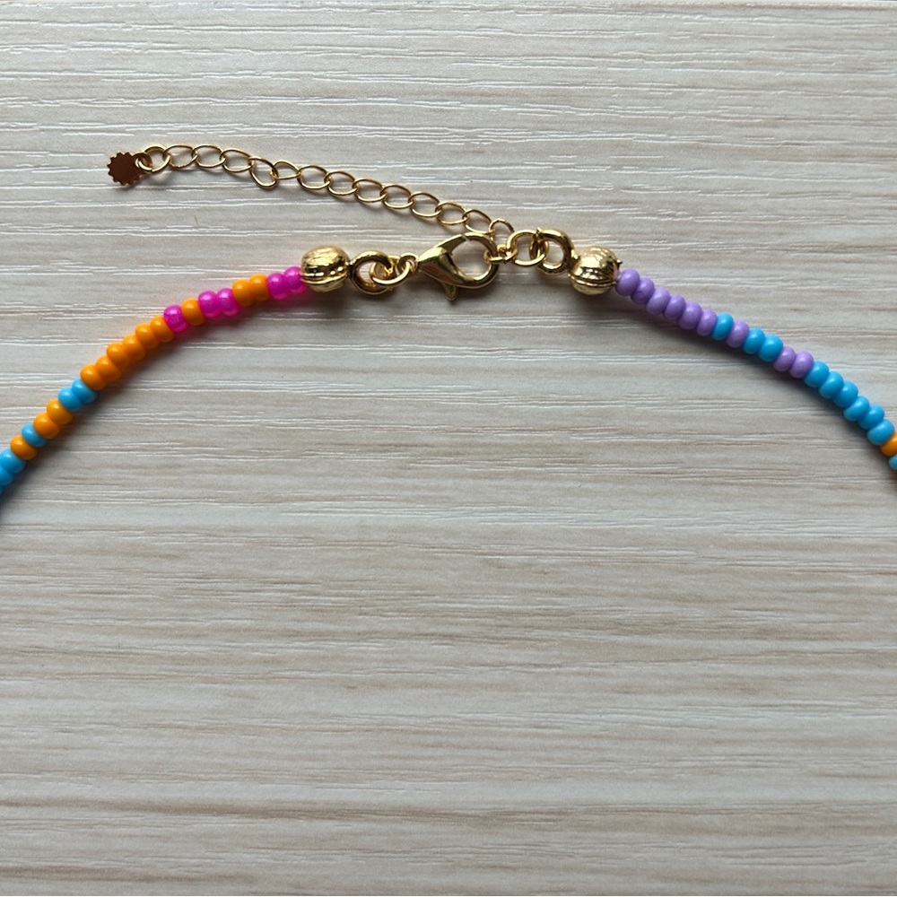 summer state of mind version 2 // seed bead necklace - Picture 2 of 3